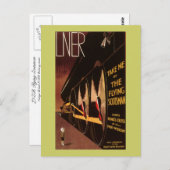 LNER Flying Scotsman Briefkaart (Voorkant / Achterkant)