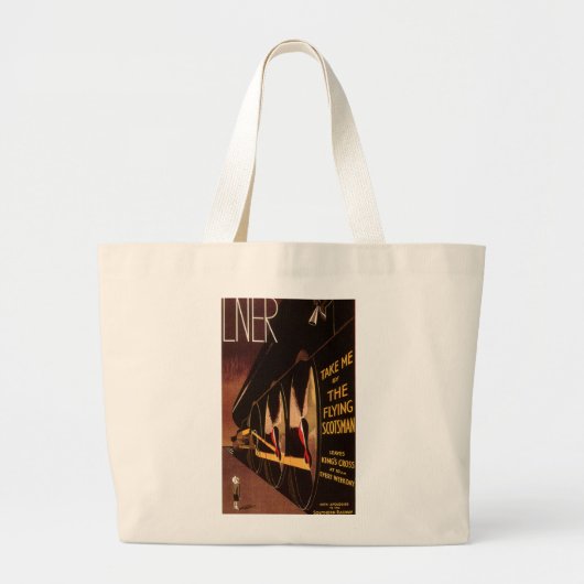 LNER Flying Scotsman Grote Tote Bag (Voorkant)