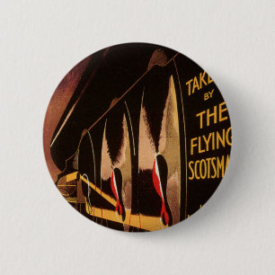 LNER Flying Scotsman Ronde Button 5,7 Cm