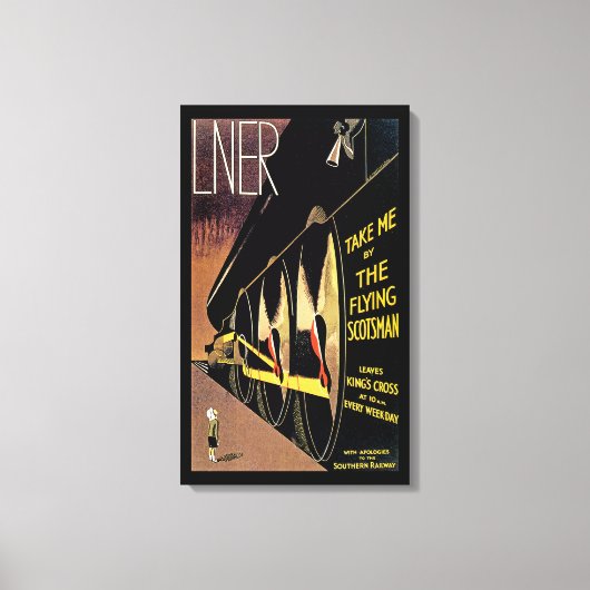 LNER ~ The Flying Scotsman Canvas Afdruk (Voorkant)