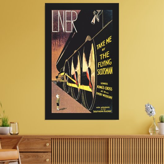 LNER ~ The Flying Scotsman Canvas Afdruk (Insitu (Woonkamer))