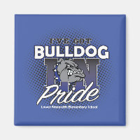 LNES Bulldog Pride Koelkast Magneet
