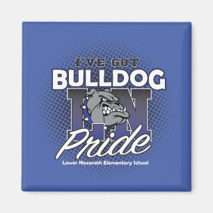 LNES Bulldog Pride Refkoelkast Magnet Magneet