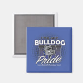 LNES Bulldog Pride Réfrigérateur Magnet (Recto/Verso)