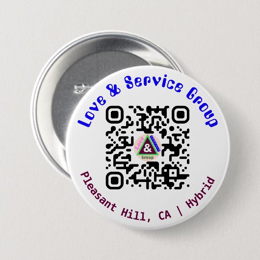 LNS Linktree QR Code Button Wit (Voorkant /achterkant)