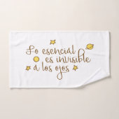 Lo esencial es invisible a los ojos (Serviette à main)