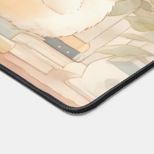 Lo-Fi Cosy Cat Gaming Mousepad Desktop Matt (Coin)