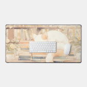 Lo-Fi Cosy Cat Gaming Mousepad Desktop Matt (Clavier et souris)