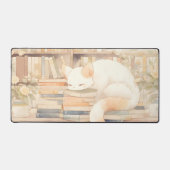 Lo-Fi Cosy Cat Gaming Mousepad Desktop Matt (Recto)