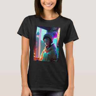 Lo fi hip hop chillhop chill beats aesthetics 17 t-shirt