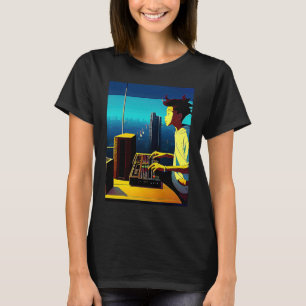 Lo fi hip hop chillhop chill beats aesthetics 17 t-shirt