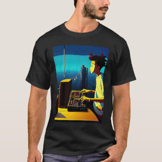 Lo fi hip hop chillhop chill beats aesthetics 17 t-shirt