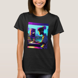 Lo fi hip hop chillhop chill beats aesthetics 7 t-shirt