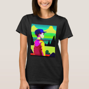 Lo fi hip hop chillhop chill beats lofi esthetics t-shirt