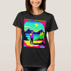 Lo fi hip hop chillhop chill beats lofi esthetics t-shirt