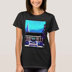 Lo fi hip hop chillhop chill beats lofi esthetics t-shirt