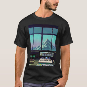 Lo fi hiphop chillhop chill beats studio aestheti t-shirt