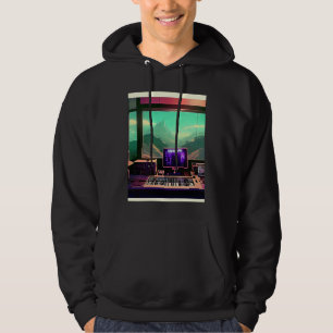 Lo fi hiphop chillhop chill beats studio esthetiek hoodie
