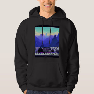 Lo fi hiphop chillhop chill beats studio esthetiek hoodie