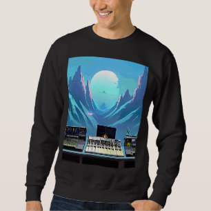 Lo fi hiphop chillhop chill beats studio esthetiek trui
