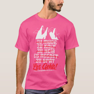 Lo Go Wandel Wandelen Bergen Alpen Natuur Klimme T-shirt