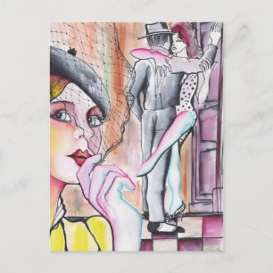 Lo han visto con otra! - Tango Briefkaart