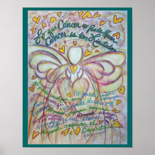 Lo que Cáncer no Puede Hacer Angel Poster Imprimer