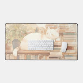 Lo-Wi-Fi Cosy Kitty Desktop Mat Mousepad (Clavier et souris)