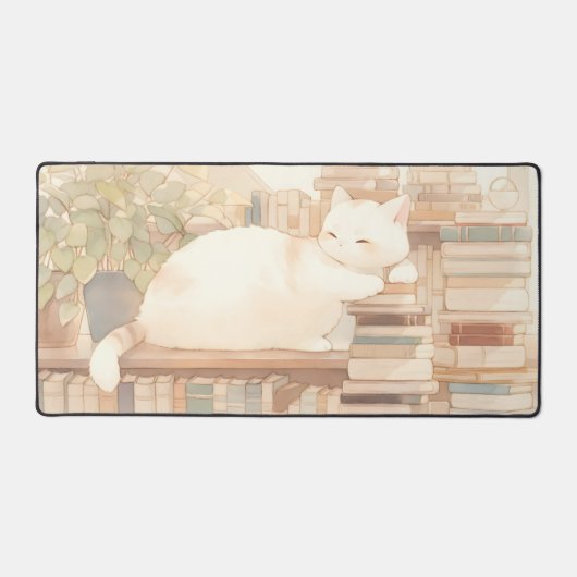 Lo-Wi-Fi Cosy Kitty Desktop Mat Mousepad (Recto)