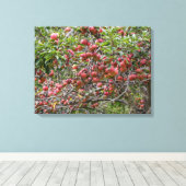 Loaded Apple-structuur Canvas Afdruk (Insitu (Houten vloer))