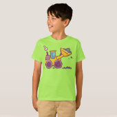 Loader Vehicle Drawing - Geïnspireerd door het Kin T-shirt (Voorkant volledig)