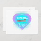Loading Heart Retro Gamer Briefkaart (Voorkant / Achterkant)