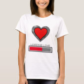 Loading Love Digital Heart T-shirt (Voorkant)