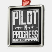 Loading… Pilot Upgrade in Progress Flight School Metalen Ornament (Links)
