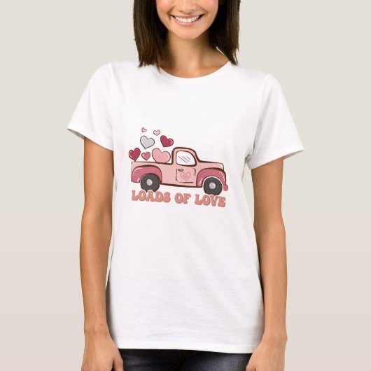 Loads d'amour Valentines Day T-Shirt (Devant)