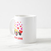 Loads Of Love Toddler Tractor Valentines Day For K Koffiemok (Voorkant links)