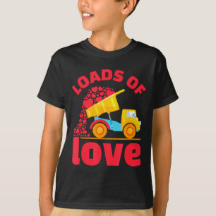 Loads Of Love Truck Harten Valentijnsdag Kinderen T-shirt
