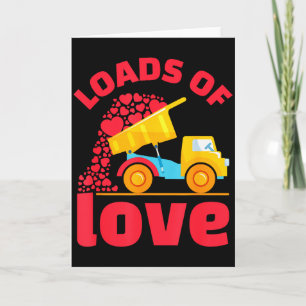 Loads Of Love Truck Hearts Valentijnsdag Kinderen Kaart
