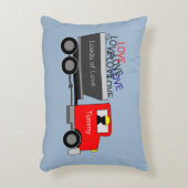 "Loads of Love" Vrachtwagen Gepersonaliseerd Accent Kussen (Voorkant(Verticaal))