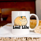 Loaf Life Funky Fat Cat Mug