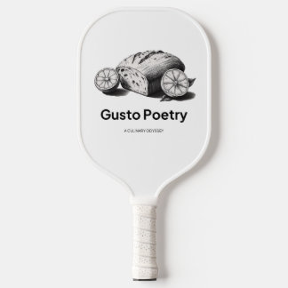 Loaf & Oranje Gusto Poëzie Pickleball Paddle