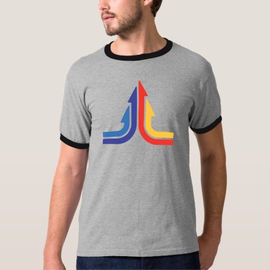 Loafers glory handgeschreven pijlen t-shirt (Voorkant)