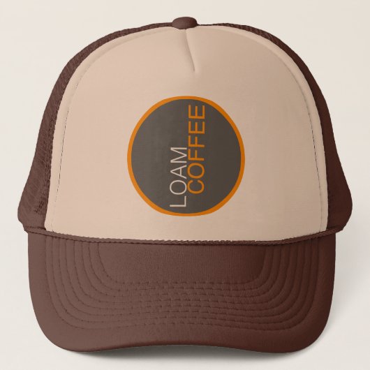 Loam Coffee Trucker Hat - brown Trucker Pet (Voorkant)