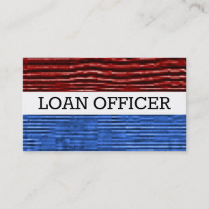 Loan Officer Patriottisch Visitekaartje
