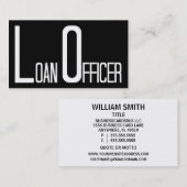 Loan Officer Word Visitekaartje (Voorkant / Achterkant)