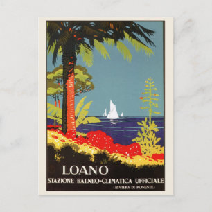 Loano Italy Riviera vintage Briefkaart