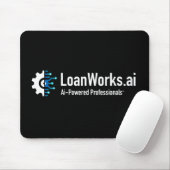 LoanWorks.ai Pro Muismat - Zwart (Met muis)