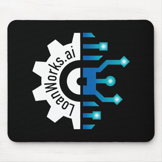 LoanWorks Gear+ Muismat - Zwart (Voorkant)