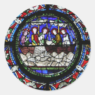 Loaves and Fishes Miracle Ronde Sticker