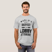 Lobby Attendent Job Title Cadeautje T-shirt (Voorkant volledig)